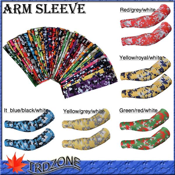 

2016 new compression sports arm sleeves baseball football basketball, Black