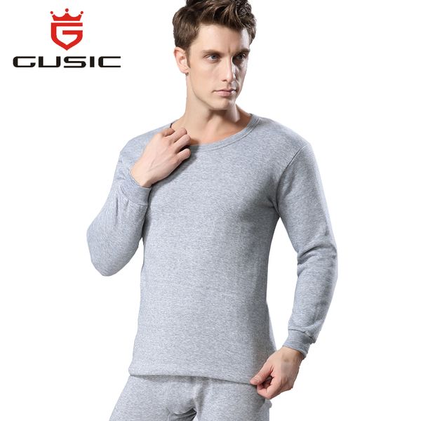 

winter men long johns thicken mens thermal underwear sets plus velvet warm long john o-neck thermal undershirts trousers, Black;white