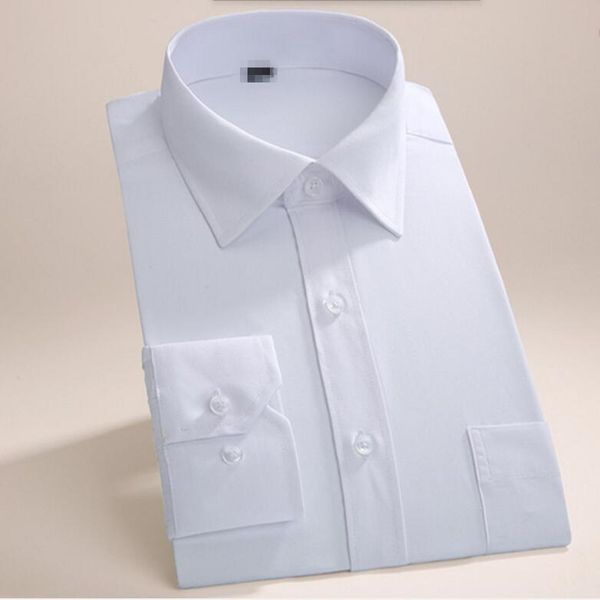 Camicia da uomo nuovo arrivo camicia da uomo su misura camicia da uomo elegante camicia da cerimonia formale da uomo tinta unita camicia a maniche lunghe