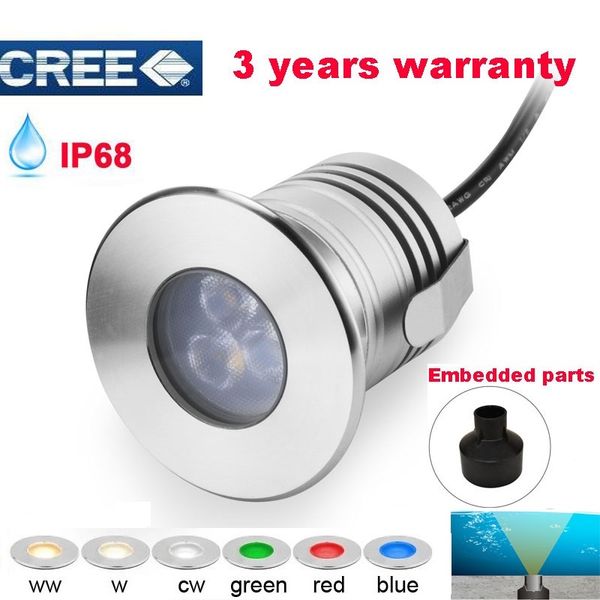 

Низкое напряжение открытый LED ландшафтное освещение 12 В 3 Вт IP68 Водонепроницаемый