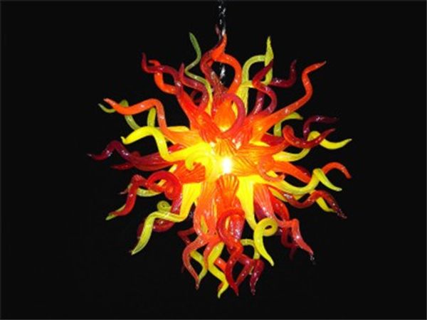 

design murano glass pendant lamps modern blown glass crystal chandelier bright colored small smart led ceiling light,lr1106