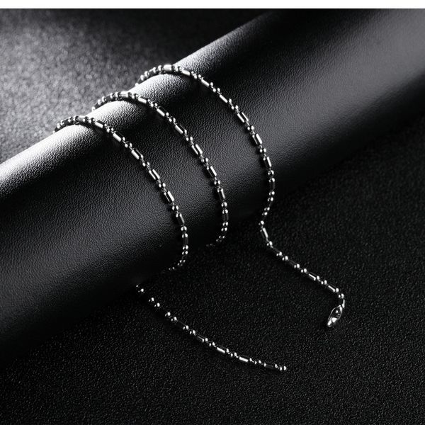 

big promotions 925 sterling silver smooth bamboo chain necklace lobster clasps chain jewelry size 2--2.4mm 16inch --- 24inch hipping