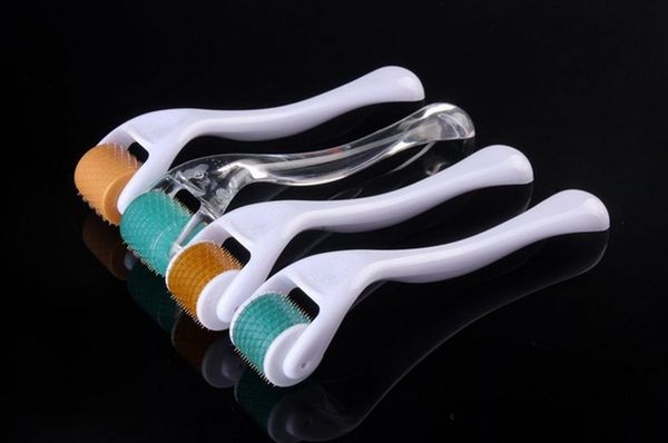 

100pcs/lot drs 200 micro needles derma roller, skin dermaroller, skin care microneedle dermaroller dhl free