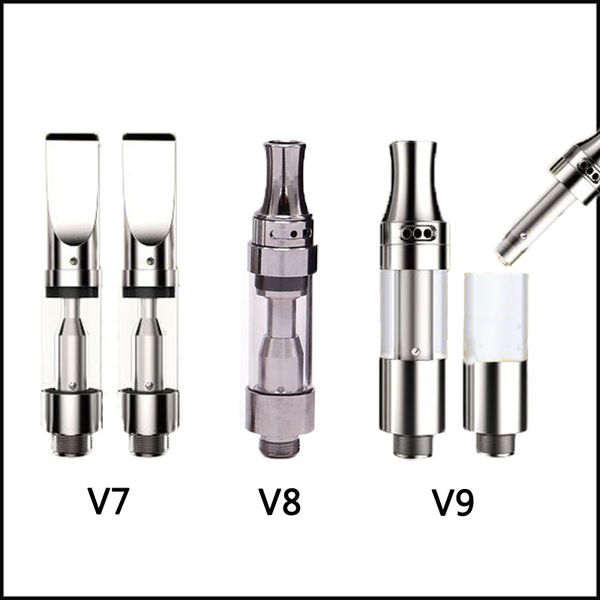 

New Ceramic Atomizer 510 Pyrex Glass Cartridge Amigo Itsuwa Ceramic Coil Liberty V1 V5 V7 V8 V9 V10 Sample Acceptable No Leaking Pen