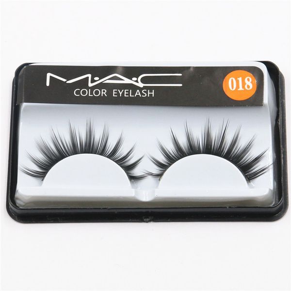 

New Brand False Eyelashes Handmade Natural Long Curl Thick Fake Eye Lash Extensions Flair Black Color Eyelashes Makeup Reusable Lashes #018