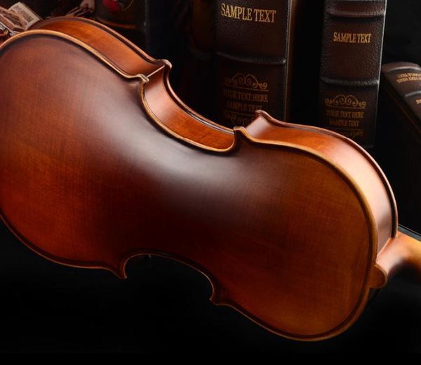 Violine 1/2 Violine handgefertigte Violine mit Kolophoniumkoffer für Violine Musikinstrumente