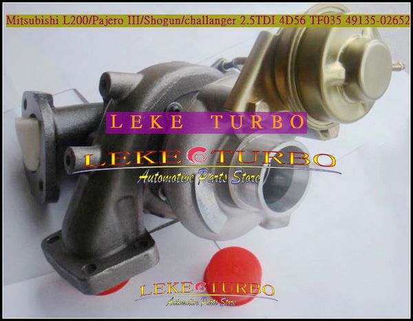 TF035 49135-02652 49135 02652 4913502652 MR968080 VGT Turbo Für Mitsubishi L200 Challanger Pajero III W200 Shogun 2001-2007 4D56 2,5 L 115HP