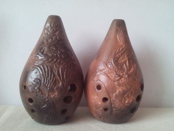 

десять лунок f тон полный xun древней окарины флейта музыкальный инструмент хороший звук подарка f бас баритон тональный диапазон 12 градусо