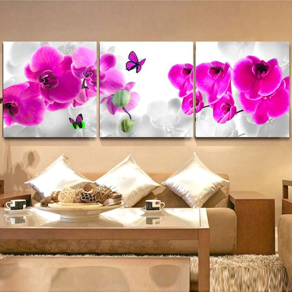 2019 Hot Sell Modern Wall Painting Pink Purple Orchid Flower Home Decoration Art Picture Paint On Canvas Prints From Watchsaler 33 61 Dhgate Com