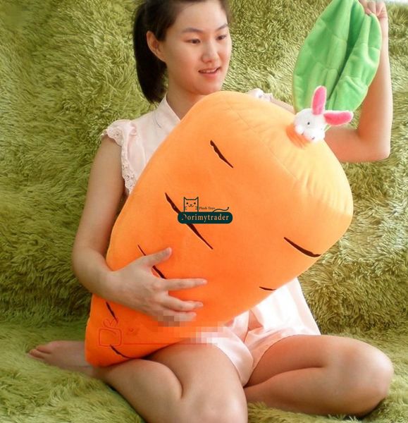 2019 Dorimytrader 35 90cm Giant Plush Cartoon Carrot Pillow
