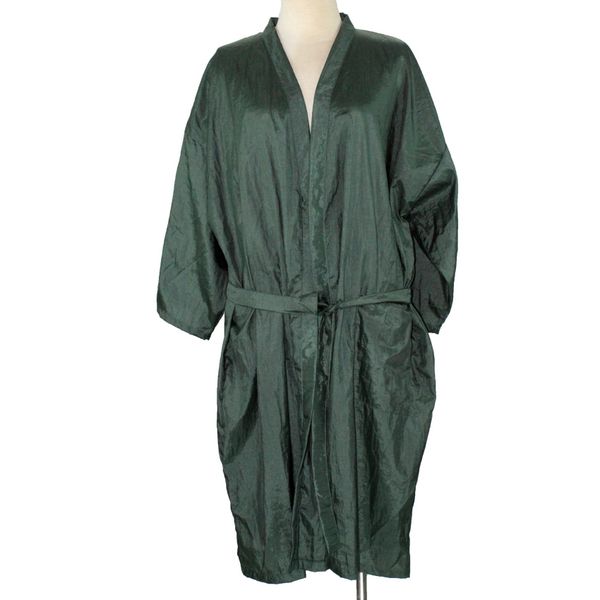 

2 colors beauty salon hairdressing kimono size bathrobe leisure spa kimono soft cloth anti-static hair gown