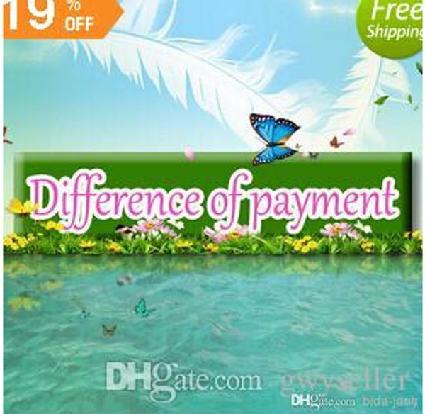 

difference of payment, Black;white