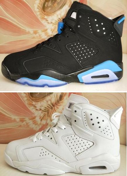

pure money white 6s vi unc 6 black blue 3m all white wholesale sneakers basketball shoes men shoes with box