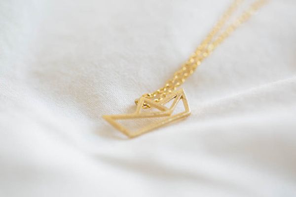 

sell hippie chic boat pendant necklace bohemian fashion women neclaces 2016 ms thin necklace festival gift, Silver