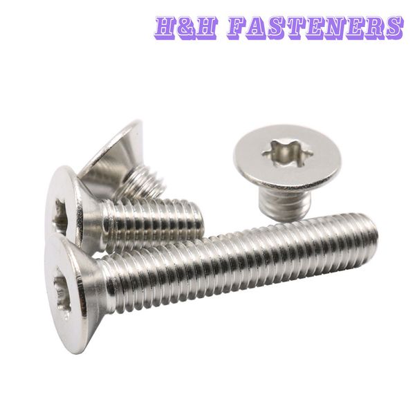 M4 X 10 Inoxidable Cabeza Avellanada Tornillos Torx 4 Mm x 10 mm Tornillos Torx Cabeza Avellanada x20 M4 X 10 Inoxidable Cabeza Avellanada Tornillos Torx 4 Mm x 10 mm Tornillos Torx Cabeza Avellanada x20