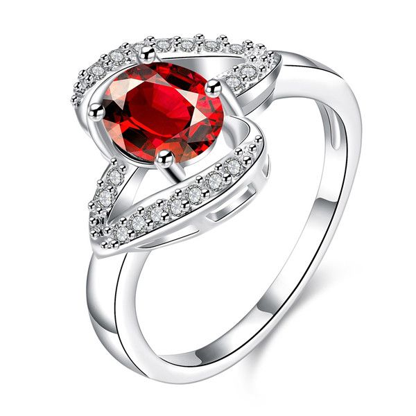 

full diamond fashion two leaf ring 925 silver ring stpr005-a brand new red gemstone sterling silver finger rings, Golden;silver