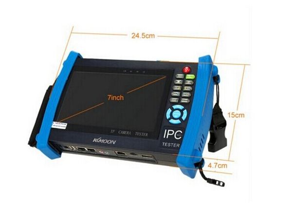 

ipc8600 7 inch touch wifi screen, ip+ analog+hd coaxial tester tvi cvi ahd sdi tetser built-in wifi ipc-8600 support onvfi poe