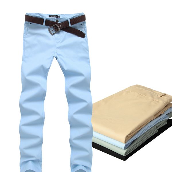 

wholesale-4 color size 28-36 cotton mens pants classic joggers men casual pants men's clothing black khaki pants trousers summer