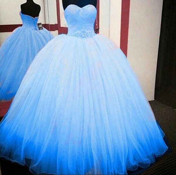 Blue Sweet 16 Dresses