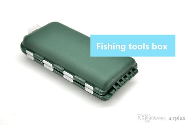 

delicate army green plastic fishing tackle box compartments 8 storage hook case outdoor pesca fishing box lure bait storing tool