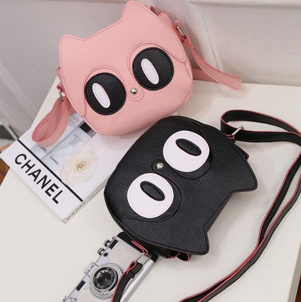 

2017 женщины сумка через плечо сумки crossbody слинг кожа дети милый мультфильм печати девушка мелких животных круглый телефон сумка