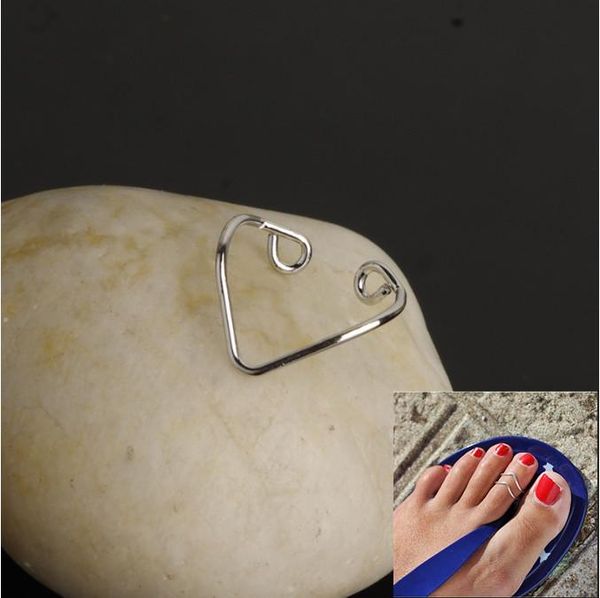 

кольца ювелирные изделия женская мода лето личность краткая золото / посеребренная сплава "v" стиль ног кольца оптовые груза падения sr394, Silver