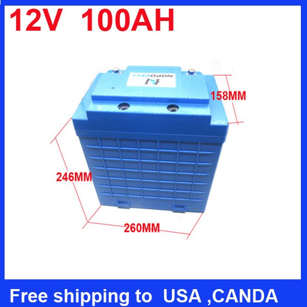 

deep cycle rechargeable lifepo4 12v 100ah battery for solar system electric bike battery