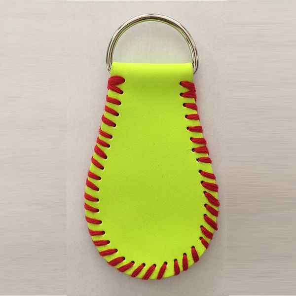 

softball key chain keychain baseball softball gift, Slivery;golden