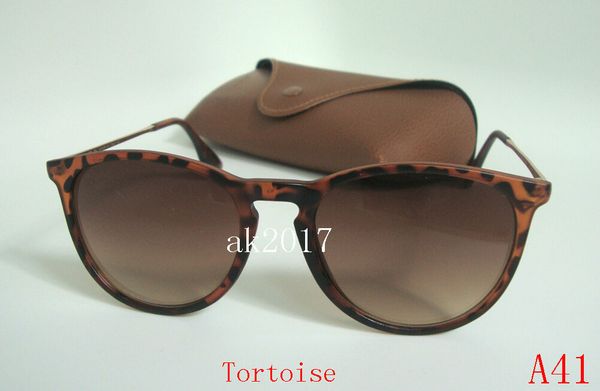 

1pair women ungla e erika eyewear de igner un gla e tortoi e brown frame 52mm len come with brown ca e