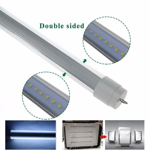 

360 degree emitting t8 led tube light 28w g13 r17d rotating 4ft led light tube lamp for ign box lighting