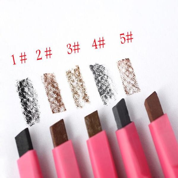 Penna in polvere permanente impermeabile di alta qualità Trucco Sopracciglio Polvere Colore Cosmetico Nero Marrone Eye Brow Liner Shaper Sopracciglio Trucco regalo