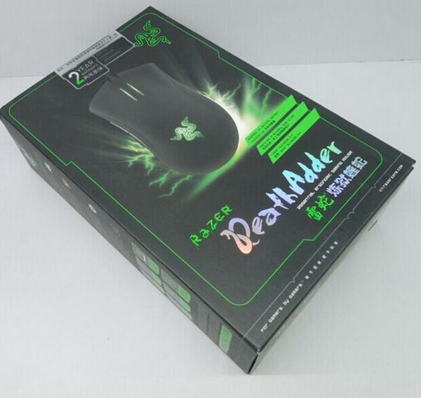 

2017 razer death adder mouse gaming mouse 3500dpi optical wired mouse epacket