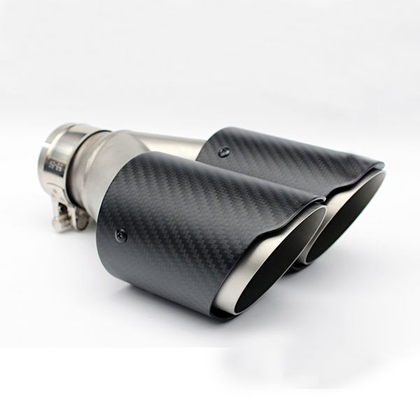 

одно изменение два стиль углеродного волокна из нержавеющей стали выхлопные коллекторы хвост трубы подходят для bm-w m1 m2 m3 m4 m5 m6