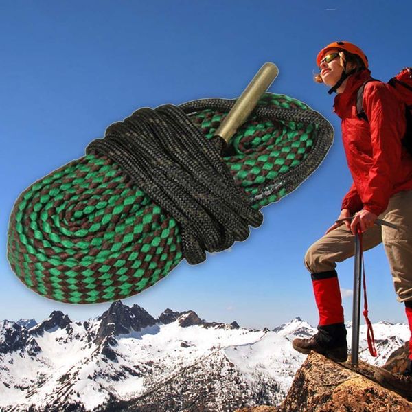 

bore rope cleaning snake 22 cal 5.56mm 223 calibre rifle barrel cleaner