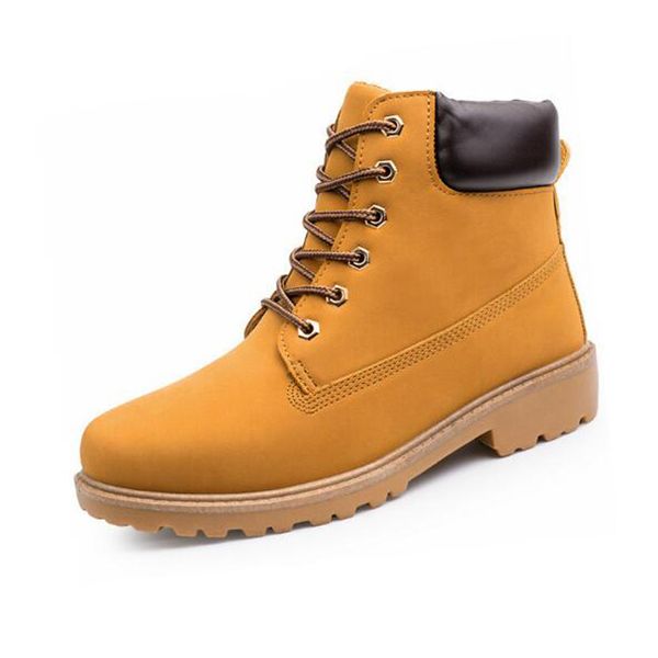 Homens botas de Moda Martin Botas Ao Ar Livre Casuais botas de madeira baratos Amante Outono Inverno sapatos frete grátis