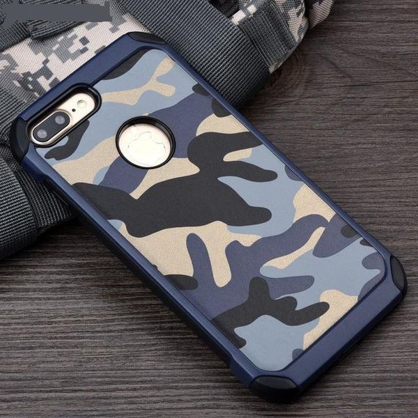 

Чехол для телефона для iPhone xr xs max 6 7 8plus 2in1 Armor Hybrid Plastic + TPU Army Camo Камуфляж Задняя крышка для iphone7 7Plus