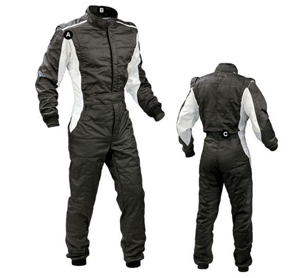 

cool karting suit full body car motorcycle jacket racing club exercise clothing overalls stig suit two layer waterproof moto bodysuit, Black;red