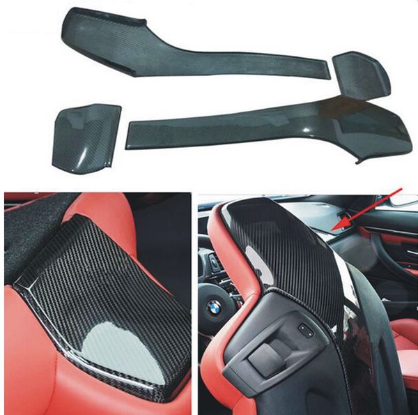 Pc Carbon Fiber Seat Back Cover Suitable For Bmw M4 F80 M3 F82 Pc Carbon Fiber Seat Back Cover