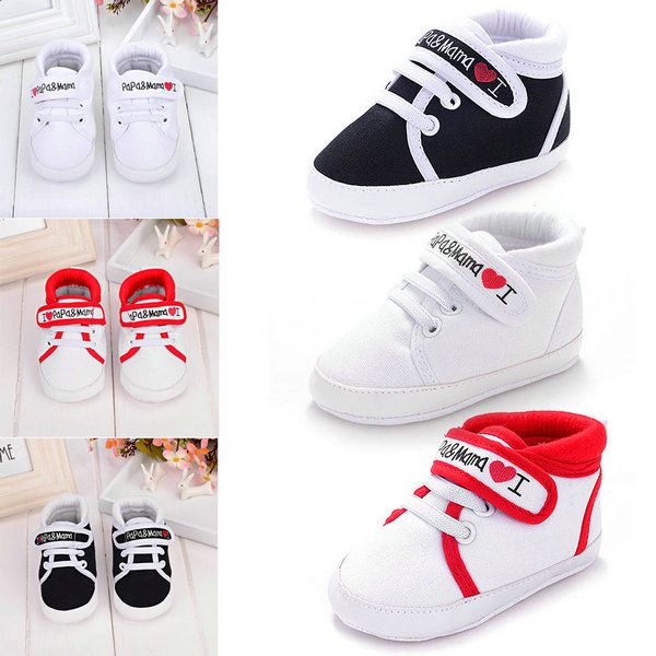 

baby girl shoes heart-shaped i love mum and dad lovely baby shoes girl soft bottom footwear newborn baby shoes