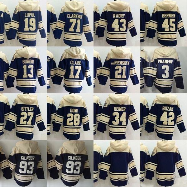 

2016 новый торонто maple leafs 19 джоффри лупул 93 дуг гилмор 28 колтон орр толстовки 43 назим кадри 34 джеймс реймер толстовки, Black;red