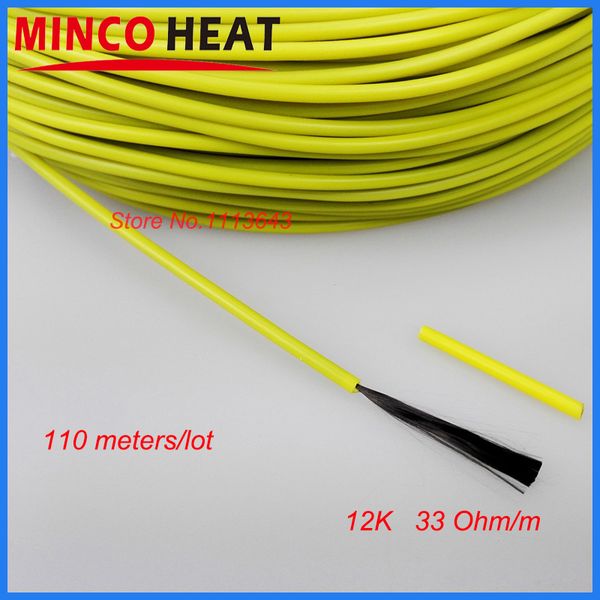 2019 Wholesale 110m Infrared Floor Heating Carbon Fiber Underfloor Heating Cable For Floor Heating System Diy Electric Blanket 12k From Sejing 43 37