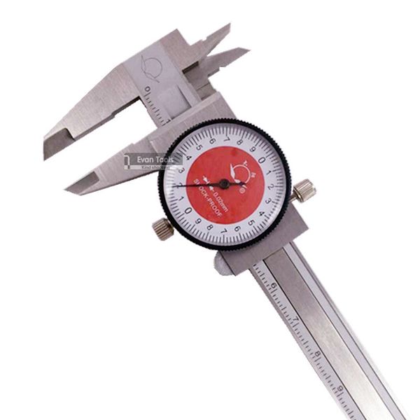 

wholesale-stainless steel dial caliper 0.02mm 0-100mm shock-proof inner&outer diameter measuring depth steps gauging dial vernier