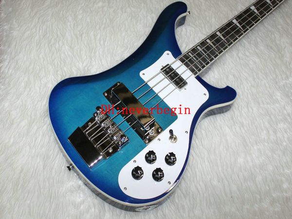 Commercio all'ingrosso di nuovo arrivo della chitarra della Cina dei bassi elettrici blu 4 corde Bass 4003 dalla Cina spedizione gratuita
