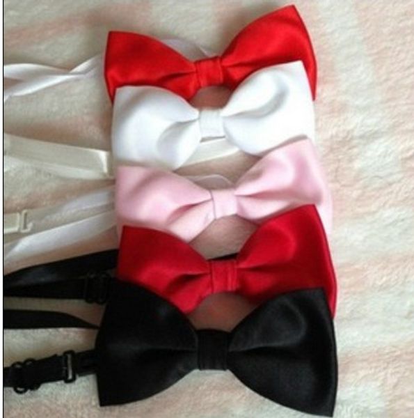 

sell 99 color groom bow tie custom made any color kid bow tie, Red;black