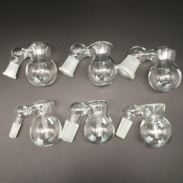 Wasserpfeifen-Glas-Aschefänger-Bubbler mit 10 mm, 14 mm, 18 mm dickem, durchsichtigem Gelenk-Aschefänger für männliche und weibliche Wasserpfeifen