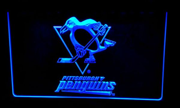 

LS143-б-пингвины-Бар-клуб-Неон-Light-Sign