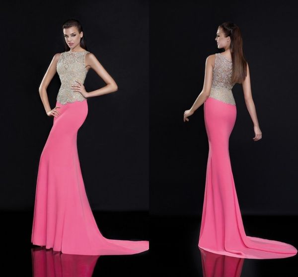 

2019 Newest Summer Style Prom Dresses Sexy Evening Dress Red Carpet Dress Strapless Vestidos Sheer Back Mermaid Style Formal Dresses Cheap