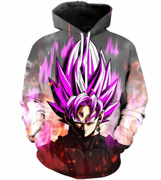 

нове мод женин / мђжин аниме злой dragon ball z забавнй 3d printed поведневнй ол Black