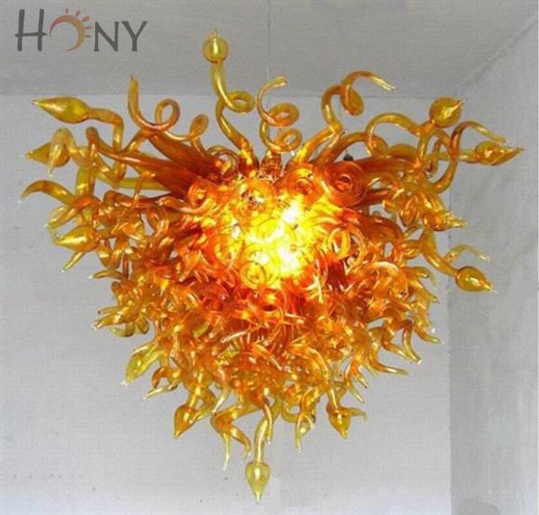 

ac led customized style amazing contemporary ceiling lamp flower design hand blown glass chandelier