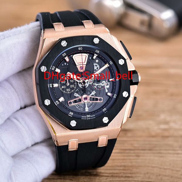 

Factory outlet new product 26401ro men 039 tainle teel watch vk quartz movement 45mm port men 039 rubber hardcover watch